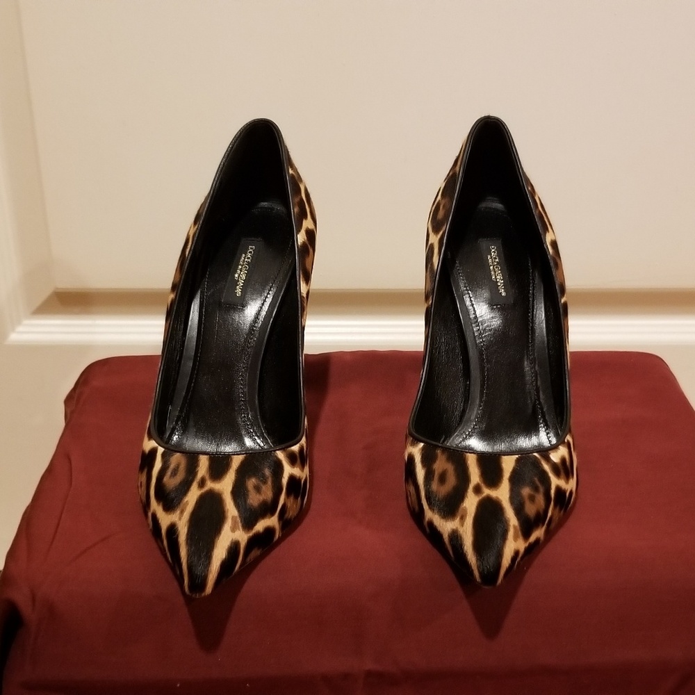 Authentic Dolce & Gabbana Pony Hair Pumps